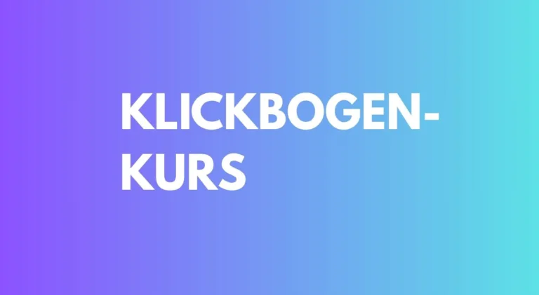 Klickbogen-Kurs